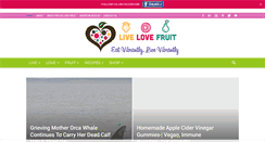 Desktop Screenshot of livelovefruit.com