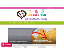 Tablet Screenshot of livelovefruit.com